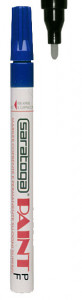 Marker vopsea cu varf SUBTIRE culoarea albastru | Exito.ro