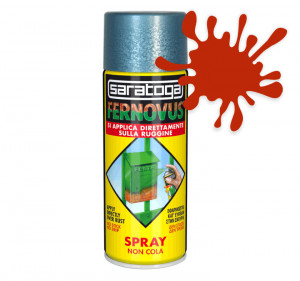 Spray vopsea gel, direct pe rugina, lucioasa - culoare rosu