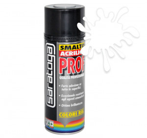 Vopsea spray profesionala email lucios acrilic alb mat RAL 9010 400ml | Exito.ro