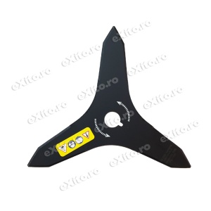 Disc (cutit) motocoasa ptr. iarba, 300mm, 3 cutite