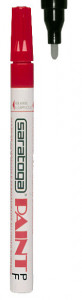 Marker vopsea cu varf SUBTIRE culoarea rosu | Exito.ro
