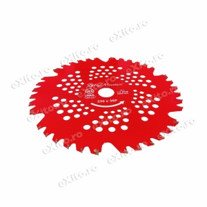 Disc (cutit) motocoasa HARD VIDIA, arbusti 230mm 36 dinti - Img 2