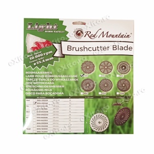 Disc (cutit) motocoasa HARD VIDIA, arbusti 255mm 40dinti - Img 6
