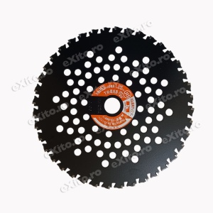 Disc (cutit) motocoasa Sanyo Metal VIDIA 255mm 40dinti - Img 3