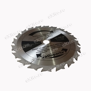 Disc (cutit) motocoasa VIDIA, arbusti 255mm 20dinti profil curb anti-recul - Img 2