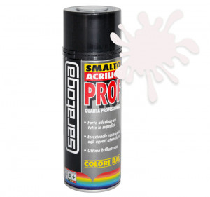 Vopsea spray profesionala email lucios acrilic alb perlat RAL 1013 400ml | Exito.ro