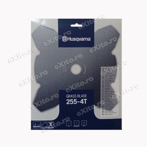 Disc (cutit) motocoasa Husqvarna Grass pt.iarba, 255mm, 4 cutite - Img 4