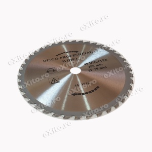 Disc (cutit) motocoasa VIDIA , arbusti 255mm 40 dinti - Img 2