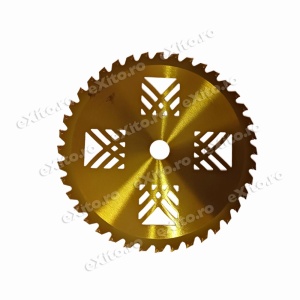Disc (cutit) motocoasa VIDIA ITAL, arbusti 255mm 40dinti - Img 3