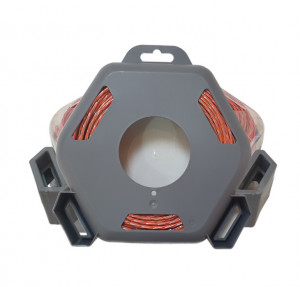 Rola fir trimmy 3.0mm x 48m Whisper Twist Gri Husqvarna - Img 2