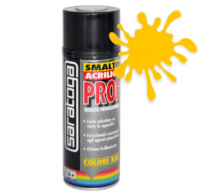 Vopsea spray profesionala email lucios acrilic galben cadmiu RAL 1021 400ml | Exito.ro