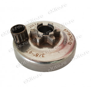 Pinion lant (carcasa ambreiaj) drujba Husqvarna 135, 140 pas .3/8" Original Husqvarna - Img 2