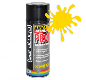 Vopsea spray profesionala email lucios acrilic galben semnal RAL 1023 400ml | Exito.ro