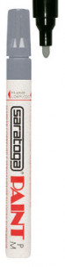Marker vopsea cu varf MEDIU culoarea gri | Exito.ro