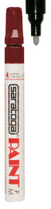 Marker vopsea cu varf MEDIU culoarea maro | Exito.ro