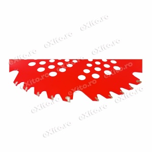 Disc (cutit) motocoasa HARD VIDIA, arbusti 255mm 40dinti - Img 4