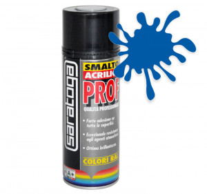 Vopsea spray profesionala email lucios acrilic albastru gentiana RAL 5010 400ml | Exito.ro