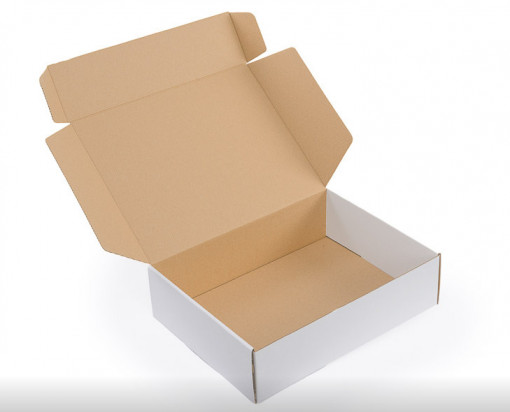 Kartonska kutija samosklopiva bela 315x235x85 mm