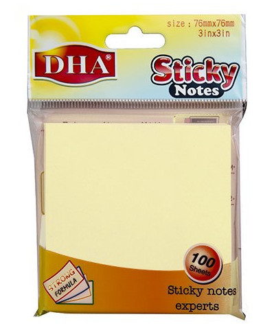 Sticky notes žuti 100 listova