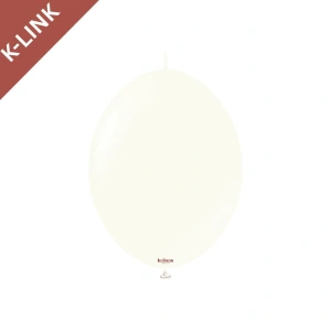 Baloane Latex 15cm K-Link White Retro 8018 30680182