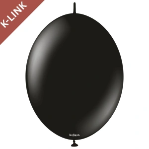 Baloane Latex 30cm K-Link Negru Standard 2332 31223322