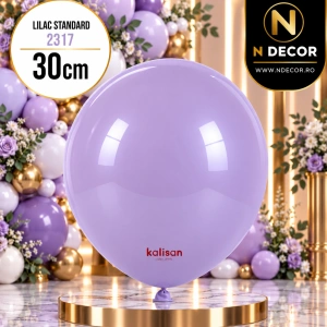 Baloane latex 30cm Lilac Standard Kalisan 2317