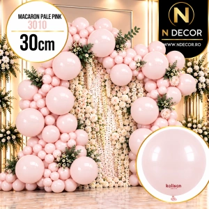 Baloane Latex 30cm Macaron Pale Pink 3010 - Img 2