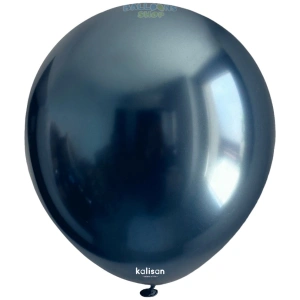 Baloane latex 30cm Mirror Navy Kalisan 5015 - Img 3