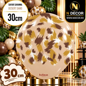 Baloane latex 30cm Safari Savanna - Desert Sand