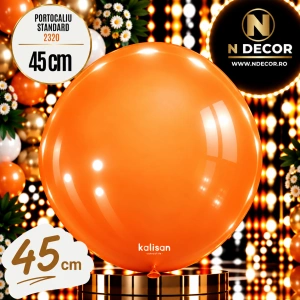 Balon Jumbo Latex 45cm Portocaliu Standard 2320