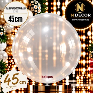Balon Jumbo Latex 45cm Transparent Standard 2333