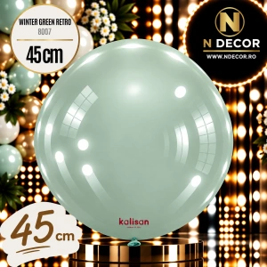 Balon Jumbo Latex 45cm Winter Green Retro 8007