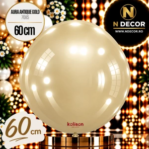 Balon Jumbo Latex 60cm Aura Antique Gold 7085