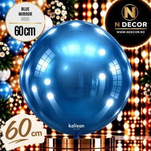 Balon Jumbo Latex 60cm Blue Mirror 5005
