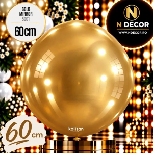 Balon Jumbo Latex 60cm Gold Mirror 5001 Kalisan