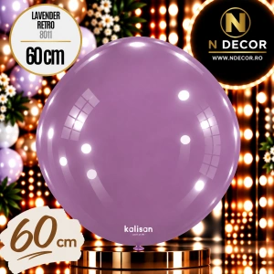 Balon Jumbo Latex 60cm Lavender Retro 8011