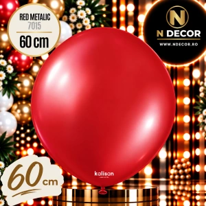 Balon Jumbo Latex 60cm Red Metalic 7015