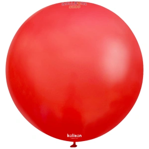 Balon Jumbo Latex 60cm Rosu Standard 2313 - Img 2