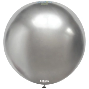 Balon Jumbo Latex 60cm Silver Mirror 5002 - Img 2