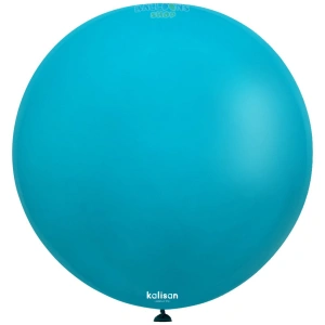 Balon Jumbo Latex 60cm Turquoise Standard 2318 - Img 2