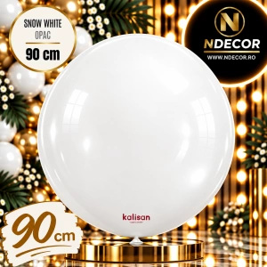 Balon Jumbo Latex 90cm Opac Snow White 7050