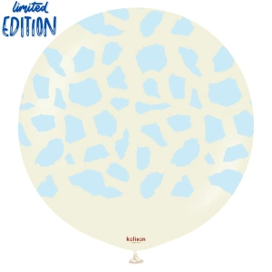 Balon latex jumbo 60cm Dior Baby Blue White Sand 22459717 - Img 2
