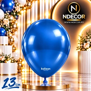 SET 50 Baloane Latex 13cm Sapphire Blue Metalic 7019