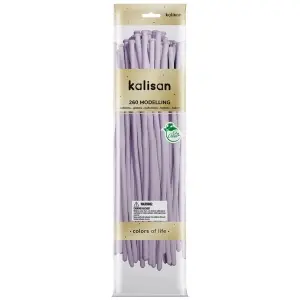 SET 50 Baloane Latex Modelaj Macaron Lilac Nozzle Up 260M 3003