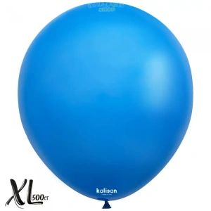 SET 500 Baloane Latex 30cm Albastru Standard XL 2314 - Img 2