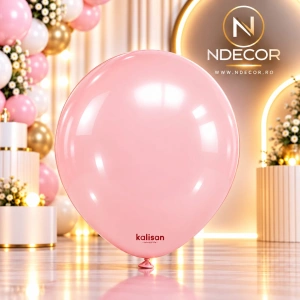Baloane latex 13cm Baby Pink Standard Kalisan 2334 (100 BUC)