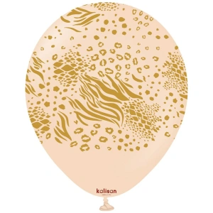 Baloane latex 30cm Safari Mutant - Blush Print Colour - Gold - Img 2