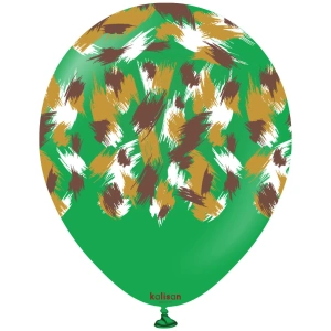 Baloane latex 30cm Safari Savanna - Green - Img 2