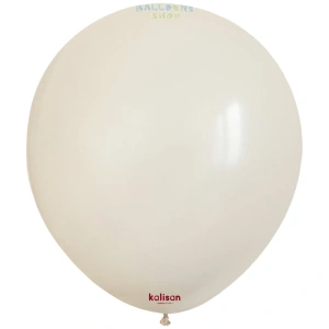 Baloane latex 30cm White Retro Kalisan 8018 - Img 3