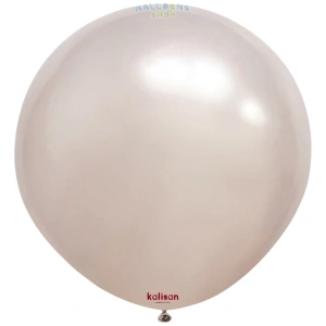 Balon Jumbo Latex 45cm Aura Beige Cream 7080 - Img 2
